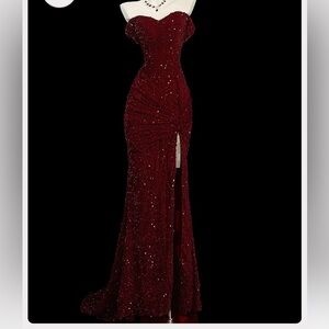 Classy mermaid prom dress 👗